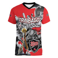 Personalized Trinbago Cricket Knight Riders Champion Women V-Neck T-Shirt - Wonder Print Shop