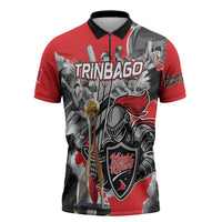 Personalized Trinbago Cricket Knight Riders Champion Zipper Polo Shirt - Wonder Print Shop