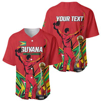 Personalized Amazon Warriors Champion Guyana Cricket Baseball Jersey - Wonder Print Shop