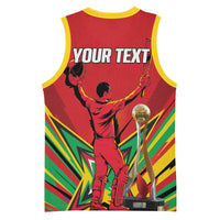Personalized Amazon Warriors Champion Guyana Cricket Basketball Jersey - Wonder Print Shop