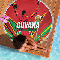 Amazon Warriors Champion Guyana Cricket Beach Blanket - Wonder Print Shop