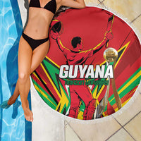 Amazon Warriors Champion Guyana Cricket Beach Blanket - Wonder Print Shop