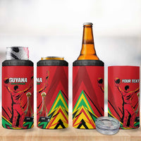 Personalized Amazon Warriors Champion Guyana Cricket 4 in 1 Can Cooler Tumbler - Wonder Print Shop