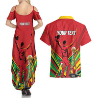 Personalized Amazon Warriors Champion Guyana Cricket Couples Matching Summer Maxi Dress and Hawaiian Shirt - Wonder Print Shop