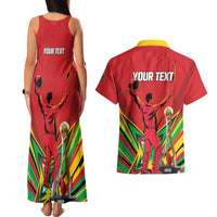 Personalized Amazon Warriors Champion Guyana Cricket Couples Matching Tank Maxi Dress and Hawaiian Shirt - Wonder Print Shop
