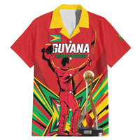 Personalized Amazon Warriors Champion Guyana Cricket Family Matching Mermaid Dress and Hawaiian Shirt - Wonder Print Shop