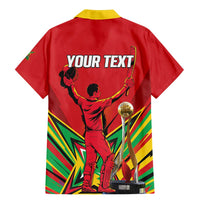 Personalized Amazon Warriors Champion Guyana Cricket Family Matching Mermaid Dress and Hawaiian Shirt - Wonder Print Shop