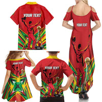 Personalized Amazon Warriors Champion Guyana Cricket Family Matching Summer Maxi Dress and Hawaiian Shirt - Wonder Print Shop