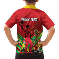 Personalized Amazon Warriors Champion Guyana Cricket Family Matching Tank Maxi Dress and Hawaiian Shirt - Wonder Print Shop