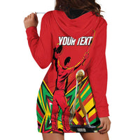 Personalized Amazon Warriors Champion Guyana Cricket Hoodie Dress - Wonder Print Shop