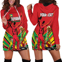Personalized Amazon Warriors Champion Guyana Cricket Hoodie Dress - Wonder Print Shop