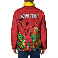Personalized Amazon Warriors Champion Guyana Cricket Padded Jacket - Wonder Print Shop
