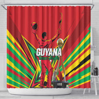 Amazon Warriors Champion Guyana Cricket Shower Curtain - Wonder Print Shop