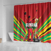 Amazon Warriors Champion Guyana Cricket Shower Curtain - Wonder Print Shop