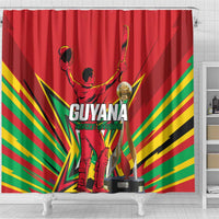 Amazon Warriors Champion Guyana Cricket Shower Curtain - Wonder Print Shop