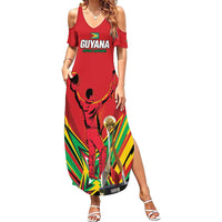Personalized Amazon Warriors Champion Guyana Cricket Summer Maxi Dress - Wonder Print Shop