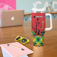 Personalized Amazon Warriors Champion Guyana Cricket Tumbler With Handle - Wonder Print Shop
