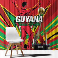 Amazon Warriors Champion Guyana Cricket Window Curtain - Wonder Print Shop