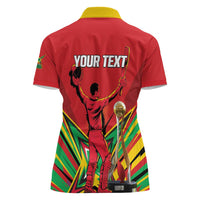 Personalized Amazon Warriors Champion Guyana Cricket Women Polo Shirt - Wonder Print Shop