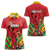 Personalized Amazon Warriors Champion Guyana Cricket Women Polo Shirt - Wonder Print Shop