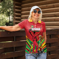 Personalized Amazon Warriors Champion Guyana Cricket Women Polo Shirt - Wonder Print Shop