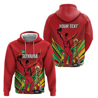 Personalized Amazon Warriors Champion Guyana Cricket Zip Hoodie - Wonder Print Shop