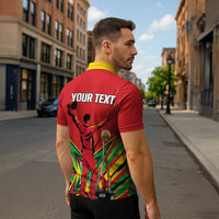 Personalized Amazon Warriors Champion Guyana Cricket Zipper Polo Shirt - Wonder Print Shop