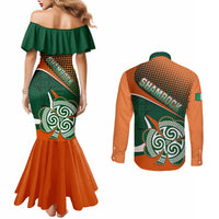 ireland-rugby-couples-matching-mermaid-dress-and-long-sleeve-button-shirts-irish-shamrock-go-2023-world-cup