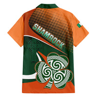 Ireland Rugby Family Matching Long Sleeve Bodycon Dress and Hawaiian Shirt Irish Shamrock Go 2023 World Cup - Wonder Print Shop