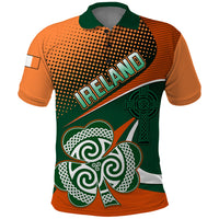 Custom Ireland Rugby Polo Shirt Irish Shamrock Go 2023 World Cup - Wonder Print Shop