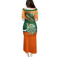 Custom Ireland Rugby Puletasi Irish Shamrock Go 2023 World Cup - Wonder Print Shop