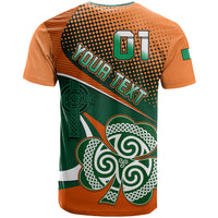 Custom Ireland Rugby T Shirt Irish Shamrock Go 2023 World Cup - Wonder Print Shop