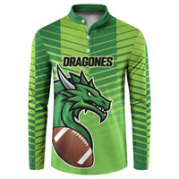 Dragones Guatemala Rugby Custom Button Sweatshirt Te esperamos - Wonder Print Shop