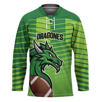 Dragones Guatemala Rugby Custom Hockey Jersey Te esperamos - Wonder Print Shop