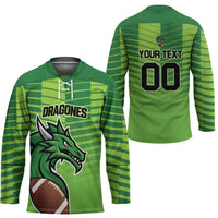 Dragones Guatemala Rugby Custom Hockey Jersey Te esperamos - Wonder Print Shop