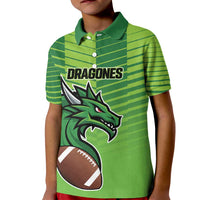 Dragones Guatemala Rugby Custom Kid Polo Shirt Te esperamos - Wonder Print Shop
