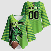 Dragones Guatemala Rugby Custom Kimono Sleeve Blouse Te esperamos - Wonder Print Shop
