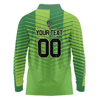 Dragones Guatemala Rugby Custom Long Sleeve Polo Shirt Te esperamos - Wonder Print Shop