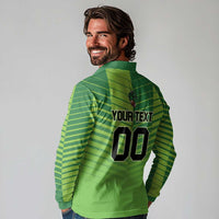 Dragones Guatemala Rugby Custom Long Sleeve Polo Shirt Te esperamos - Wonder Print Shop