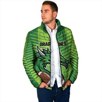Dragones Guatemala Rugby Custom Padded Jacket Te esperamos - Wonder Print Shop