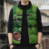 Dragones Guatemala Rugby Custom Sleeveless Puffer Jacket Te esperamos - Wonder Print Shop