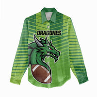 Dragones Guatemala Rugby Custom Women Casual Shirt Te esperamos - Wonder Print Shop