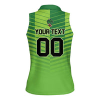 Dragones Guatemala Rugby Custom Women Sleeveless Polo Shirt Te esperamos - Wonder Print Shop