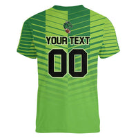 Dragones Guatemala Rugby Custom Women V-Neck T-Shirt Te esperamos - Wonder Print Shop