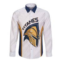 Titanes Guatemala Rugby Custom Long Sleeve Button Shirt Estamos de regreso - Wonder Print Shop