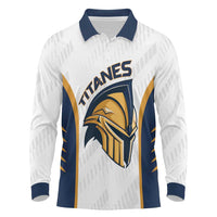 Titanes Guatemala Rugby Custom Long Sleeve Polo Shirt Estamos de regreso - Wonder Print Shop