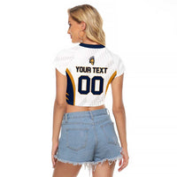 Titanes Guatemala Rugby Custom Raglan Cropped T Shirt Estamos de regreso - Wonder Print Shop