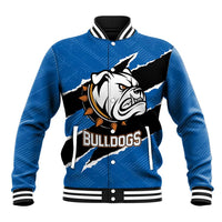 Bulldogs Guatemala Rugby Custom Baseball Jacket Seguimos Creciendo - Wonder Print Shop