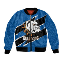 Bulldogs Guatemala Rugby Custom Bomber Jacket Seguimos Creciendo - Wonder Print Shop