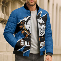 Bulldogs Guatemala Rugby Custom Bomber Puffer Jacket Seguimos Creciendo - Wonder Print Shop
